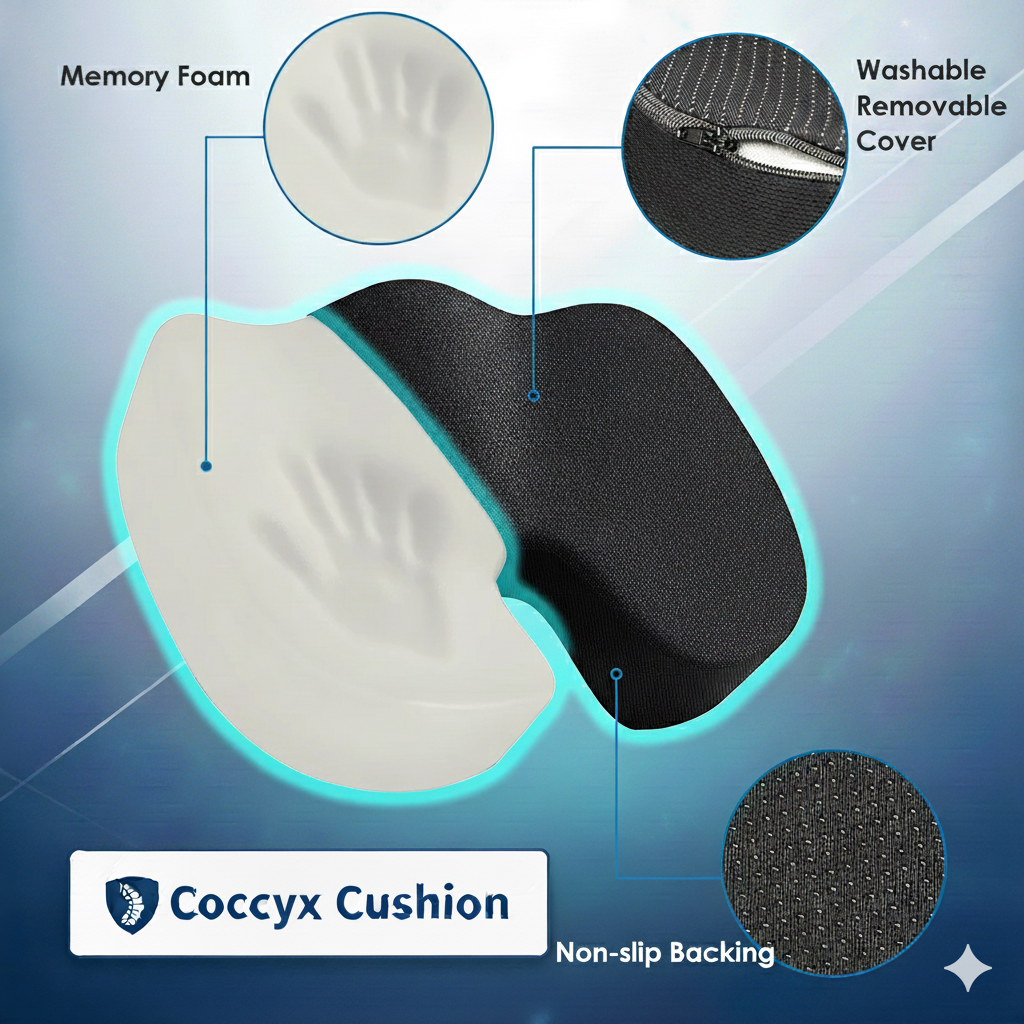 ComfortEase Coccyx Cushion
